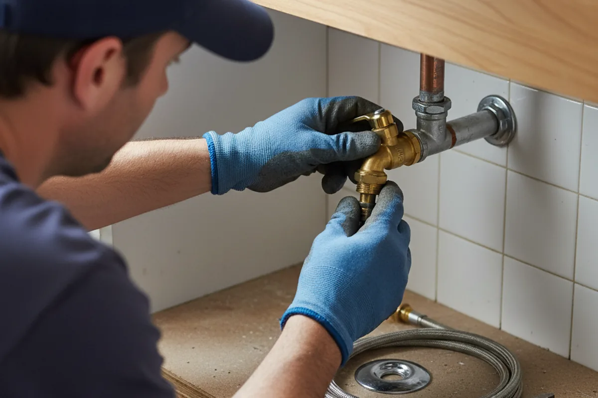 Shutoff valve and fitting work during Faucet and Fixture Repair in Hamtramck